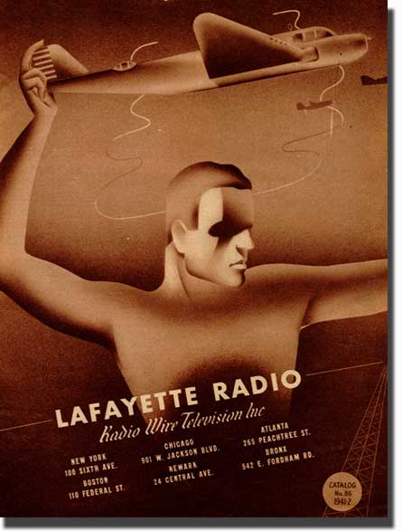 picture of cover of 1941-42 Lafayette Radio catalog