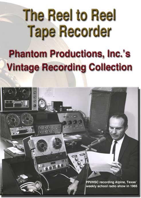 cover of 5 hour 2 DVD set released about the Phantom Productions' vintage tape recording collection