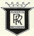 Roberts Recorder logo in the Museum of Magnetic Sound Recording
