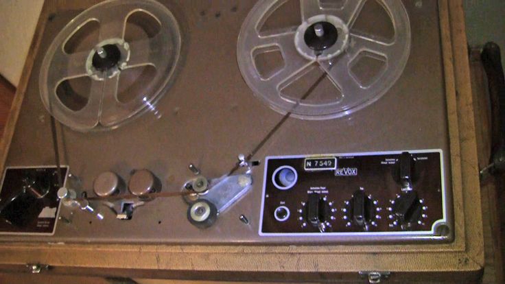 Willi Studer's first reel tape recorder the Studer ReVox Dynavox T-26 in the Reel2ReelTexas.com's vintage recording collection