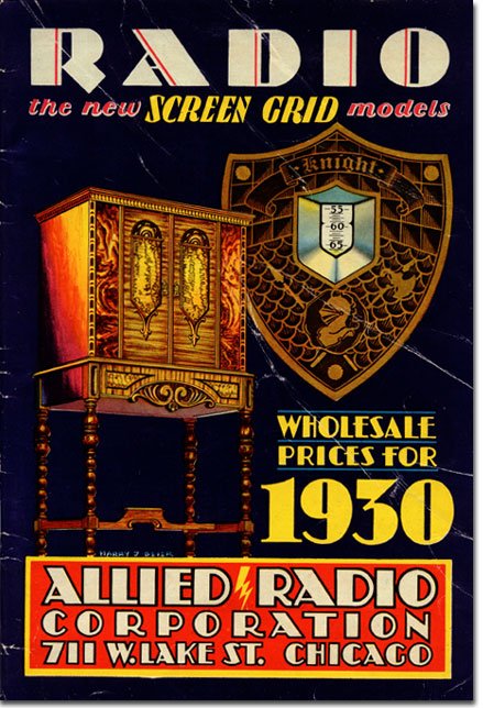 picture of 1930 Aliied Radio catalog