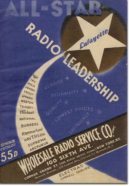 picture of 1934 Lafayette Radio catalog