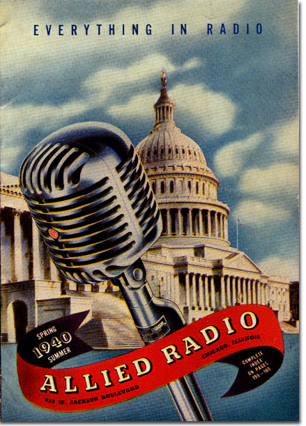 picture of 1940 Allied Radio catalog