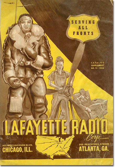 picture of 1942 Lafayette radio catalog supplement