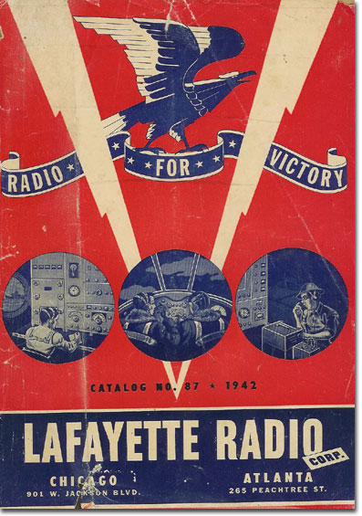 picture of 1942 Lafayette Radio catalog cover