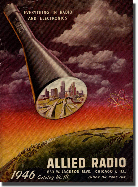 picture of the 1946 Allied Radio catalog cover