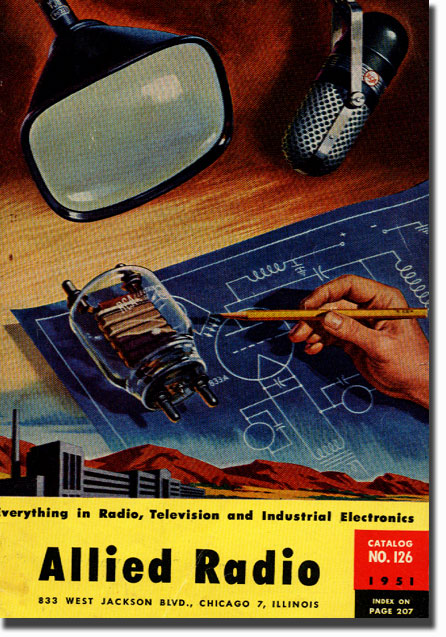 picture of 1951 Allied Radio catalog cover