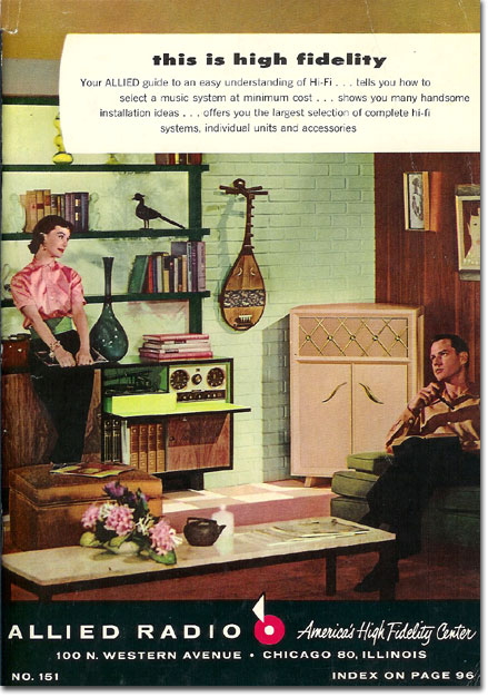 picture of 1956 Allied Radio catalog