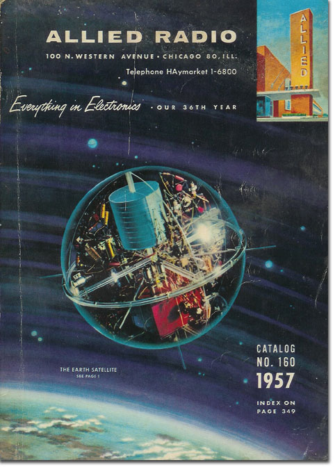 picture of cover of 1957 Allied Radio catalog