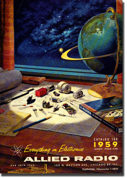 picture of cover of 1959 Allied Radio catalog