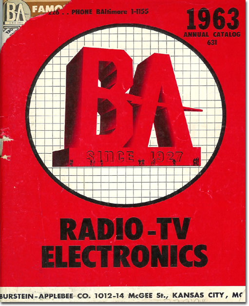 picture of 1963 Burstein Applebee Radio catalog