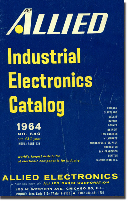 picture of 1964 Allied Radio Industrial catalog