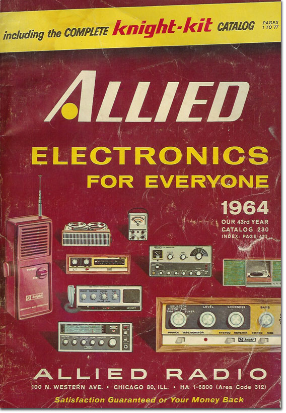picture of 1964 Allied Radio catalog