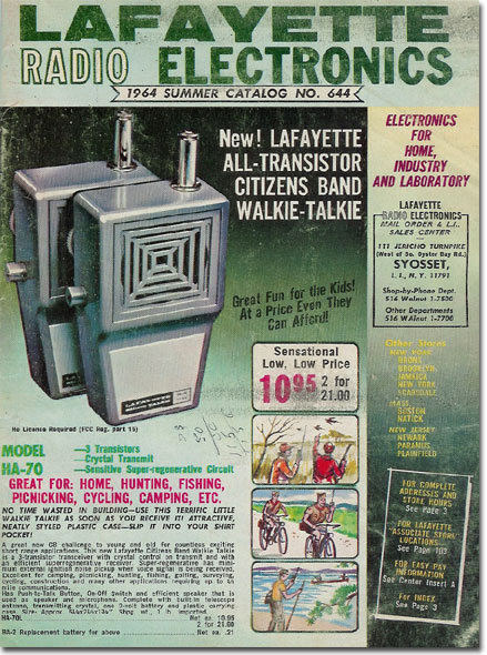 picture of 1964 Lafayette Radio Summer Sale catalog