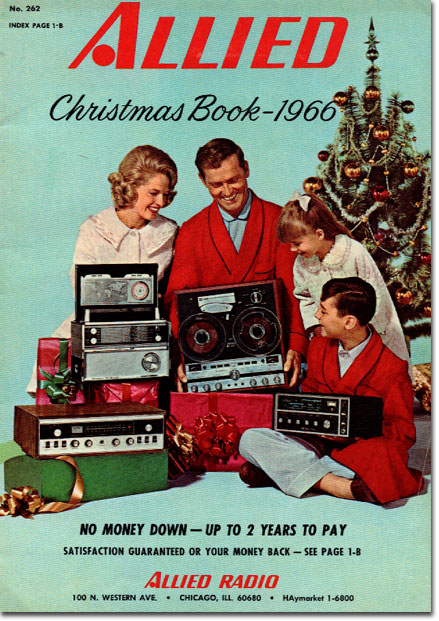 picture of 1966 Allied Radio Christmas Sale catalog