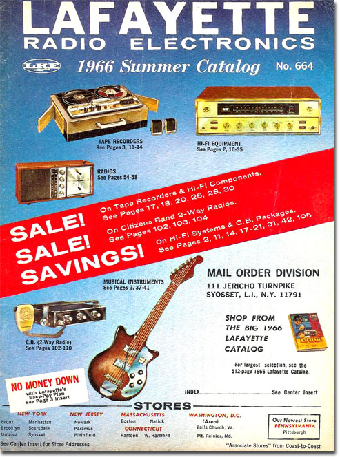 picture of 1966 Lafayette Summer Sale catalog