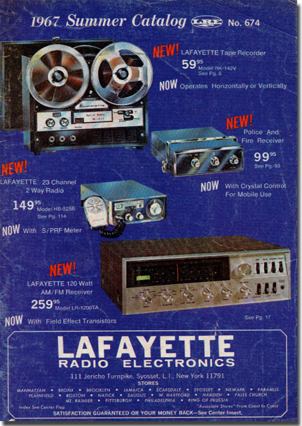 picture of cover of 1967 Lafayette Summer catalog