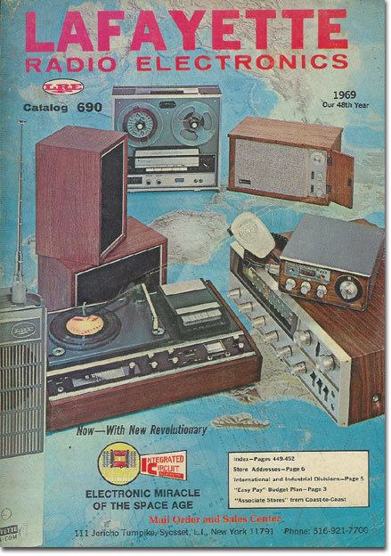 picture of 1969 Lafayette Radio catalog cover