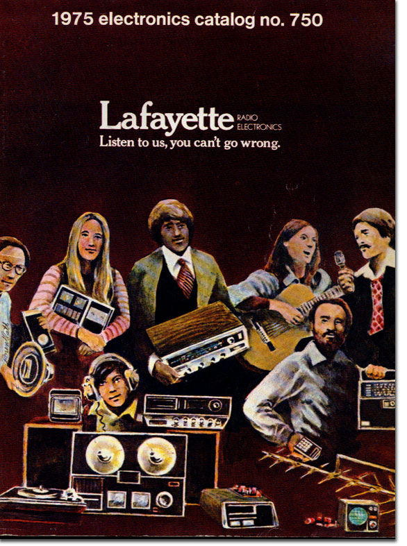 picture of cover of 1975 Lafayette Radio catalog