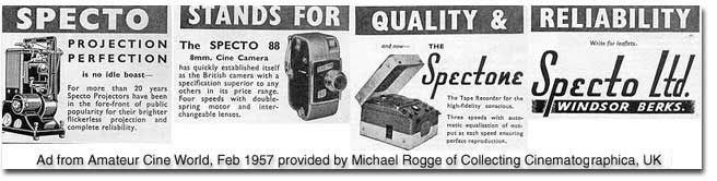 picture of Spectone recorder ad