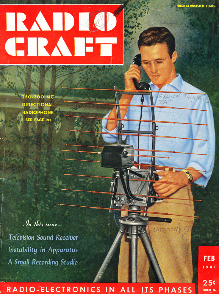1947 Radio Craft story on small rcording studio