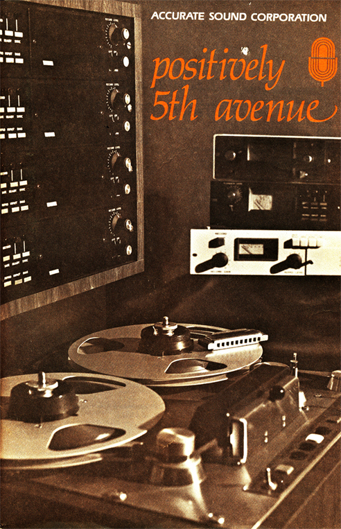 Cover of 1977 Accurate Sound Company's catalog in Reel2ReelTexas.com's vintage reel tape recorder collection