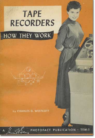 picture of cover of 1957 Tape Recording book by Sam's Photofacts