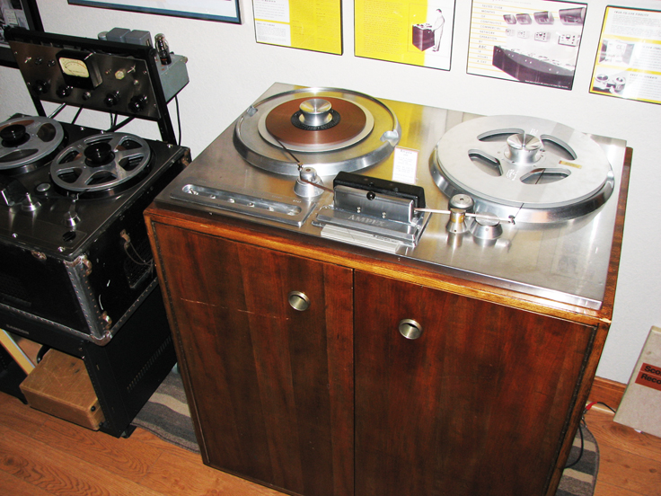 Phantom Production's Museum of vintage Reel to Reel Tape Recorders
