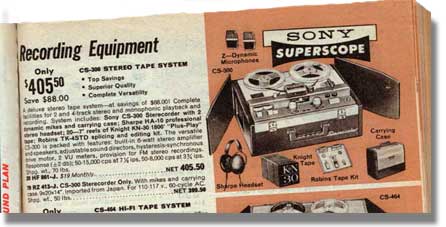 picture of Sony 500 in catalog ad