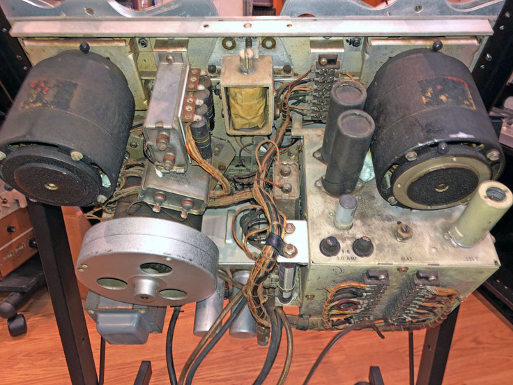 1956 Magnecord P63  pro reel tape recorder with P60 preamp in the Reel2ReelTexas.com vintage recording collection