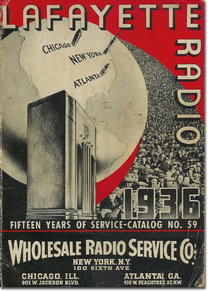 picture of 1936 Lafayette Radio catalog