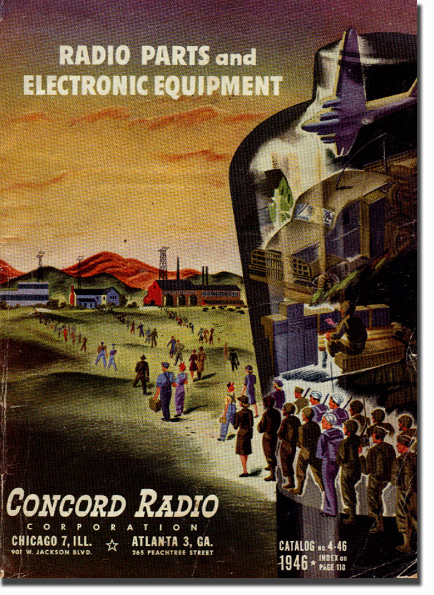 picture of 1946 Concord radio Catalog cover