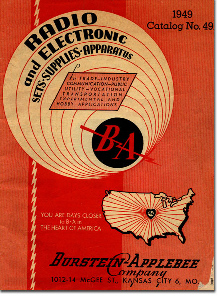 picture of the 1949 Burstein Applebee Radio catalog