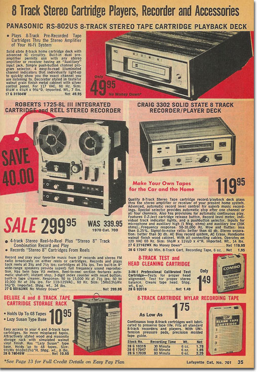 picture of the 1969 Lafayette Radio holiday catalog