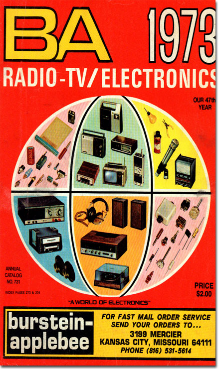 picture of 1973 Burstein Applebee radio catalog