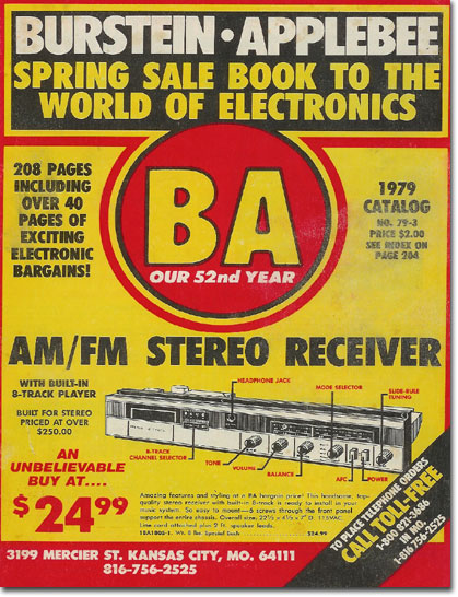 picture of 1979 Burstein Applebee Radio catalog cover