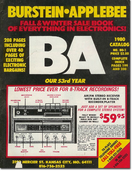 picture of the 1980 Burstein Applebee Radio catalog