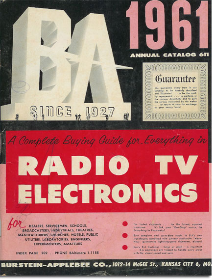 picture of 1961 Burstein Applebee Radio catalog