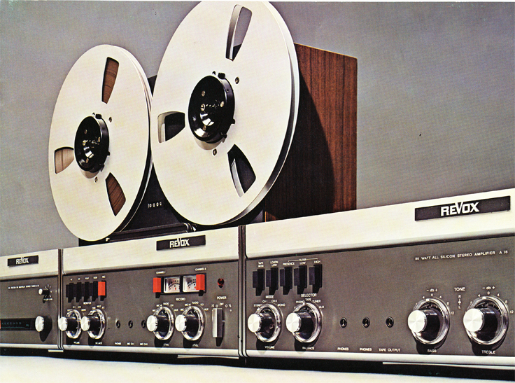 Revox A76, A77 and A78 brochure in Reel2ReelTexas.com vintage reel to reel tape recorder collection