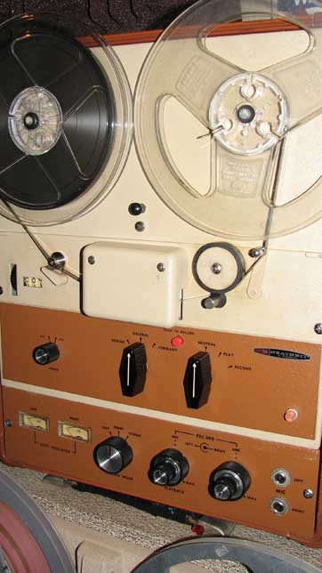 Rare Ampex clone sold by Heathkit in Reel2ReelTexas.com vintage tape recorder collection
