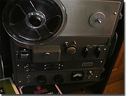 1964 Roberts 1055 reel tape recorder in the Reel2ReelTexas.com vintage  recording collection
