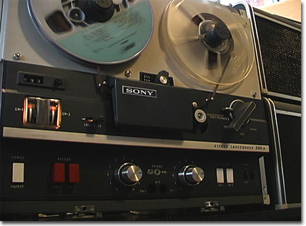 picture of Sony 500A tape recorder